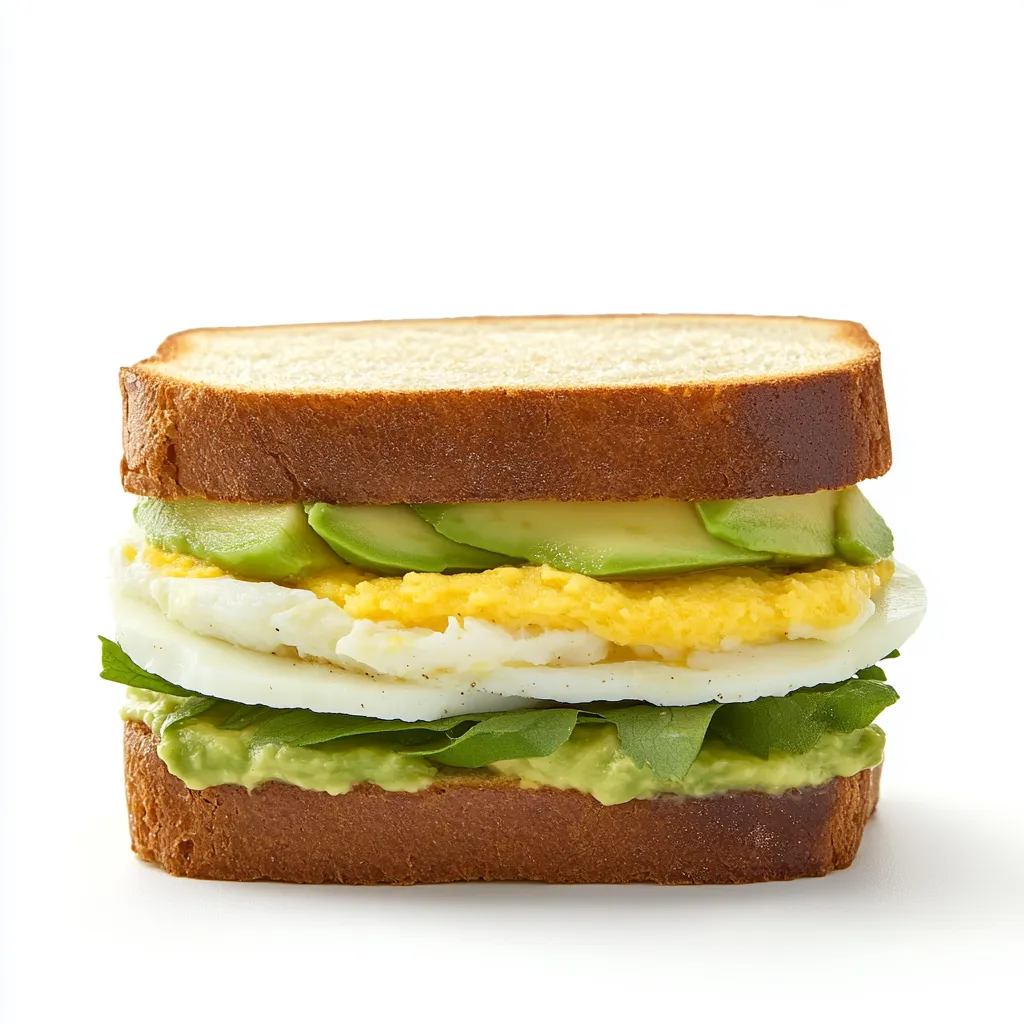 Avocado & Egg White Breakfast Sandwich