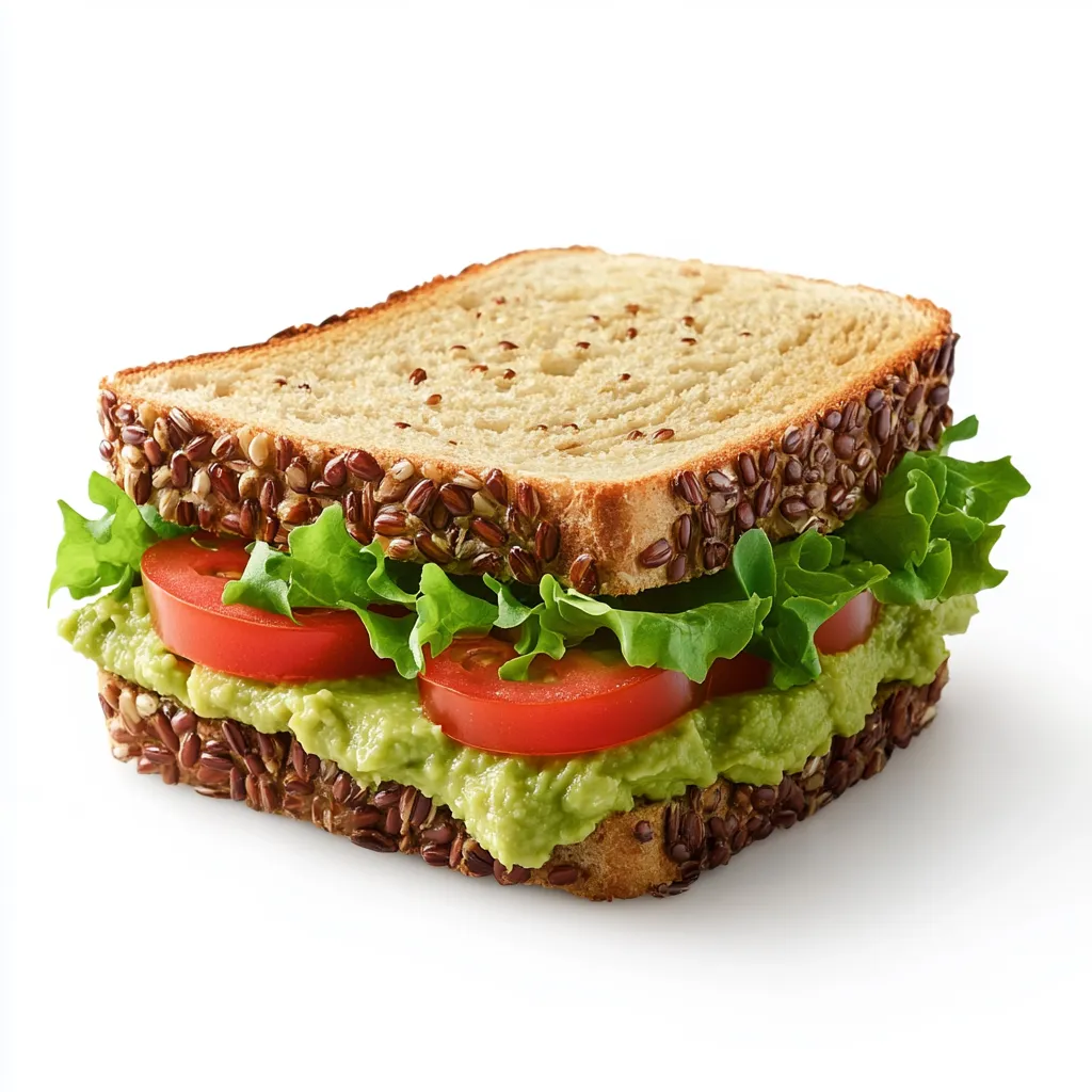 Avocado Hummus Whole Grain Sandwich