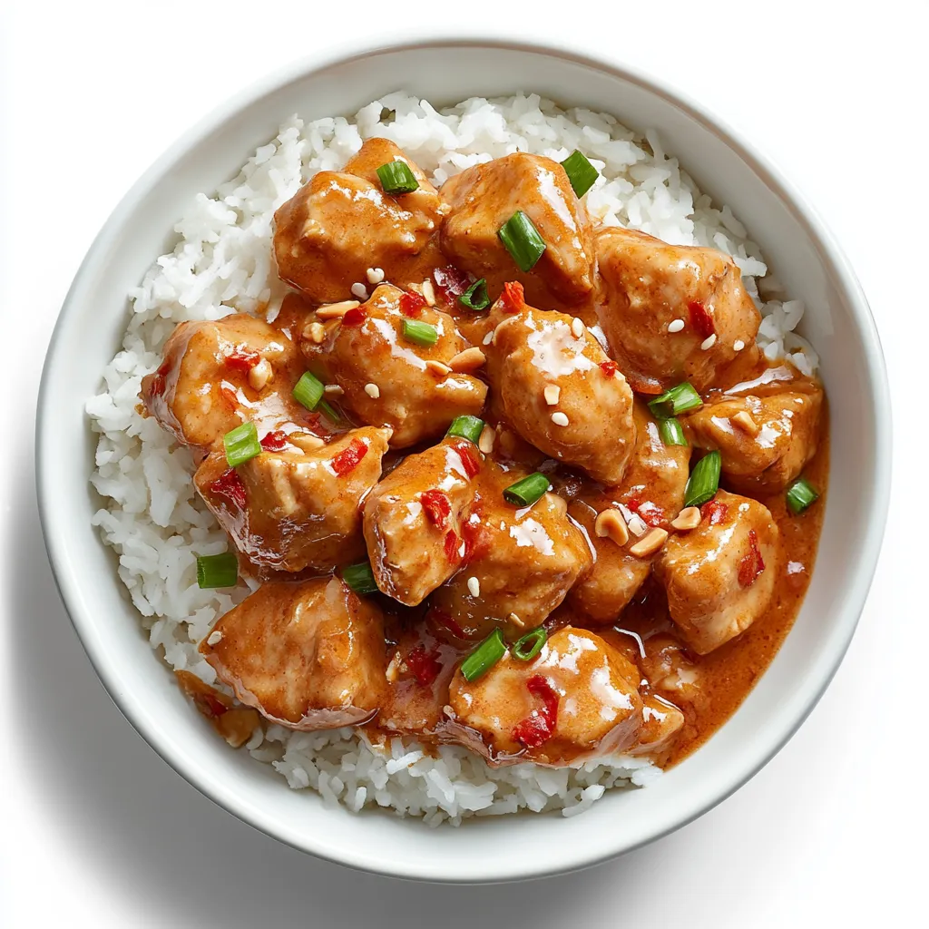 Slow Cooker Thai Peanut Chicken
