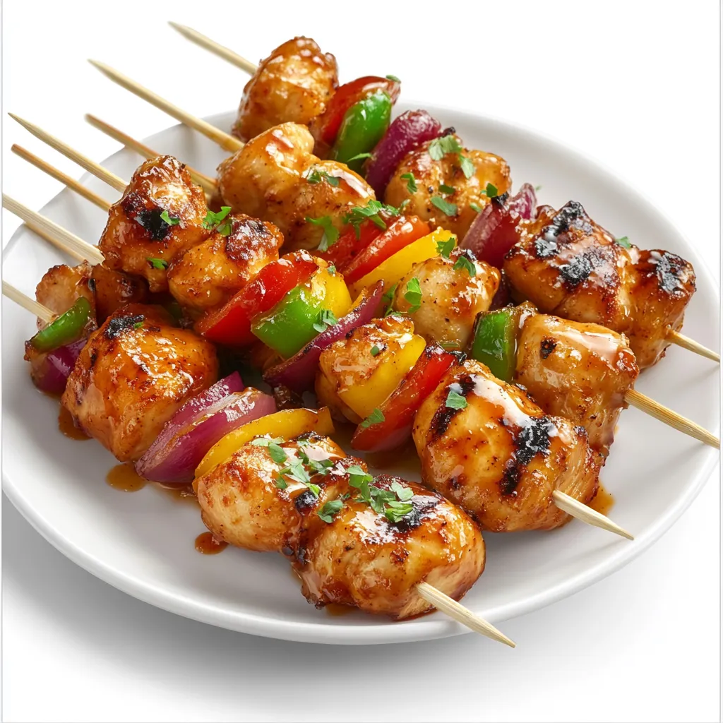 Cajun Honey Air-Fried Chicken Skewers