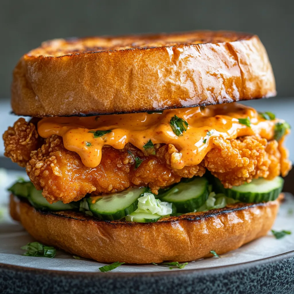 Golden Buffalo Chicken Sandwich